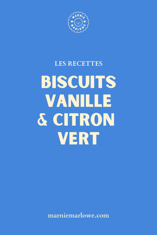 La recette idéale de biscuits croquants vanille et citron vert