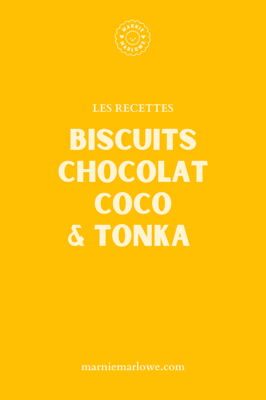 La recette des meilleurs biscuits cacao, coco et tonka